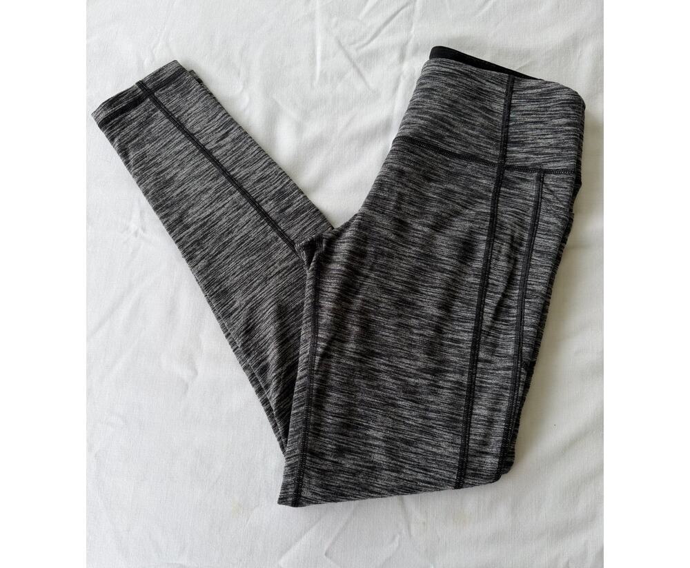 Victoria's Secret Sport Knockout Space Dye Gray Leggings M Gym Activewear Sporty